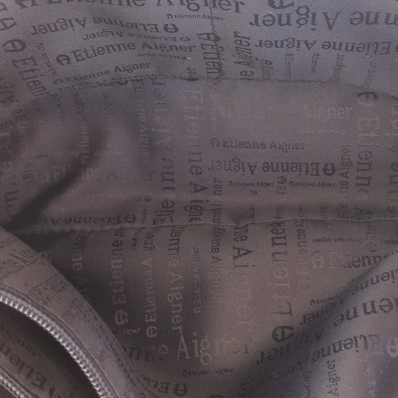 ETIENNE AIGNER VINTAGE SOFT BLACK LEATHER - Picture 11 of 16